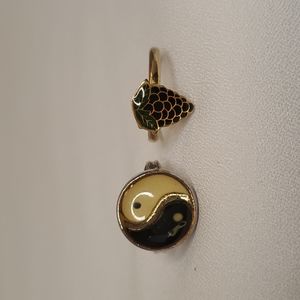 2 Adjustable Mood Rings, Vintage